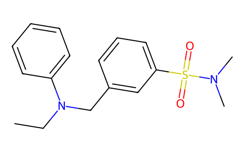 Benzenesulfonamide, 3-((ethylphenylamino)methyl)-N,N-dimethyl- 54687-44-4